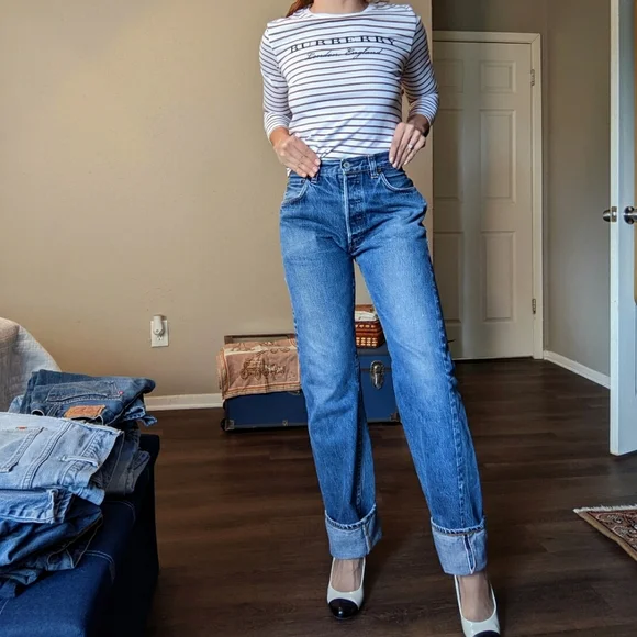 LVC*read*❤️🔥Redline 501 Levi's - Picture 1 of 16